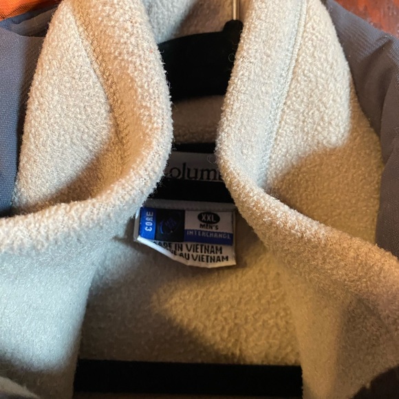 Men’s XXL Columbia coat with zip-in fleece jacket - Picture 3 of 6